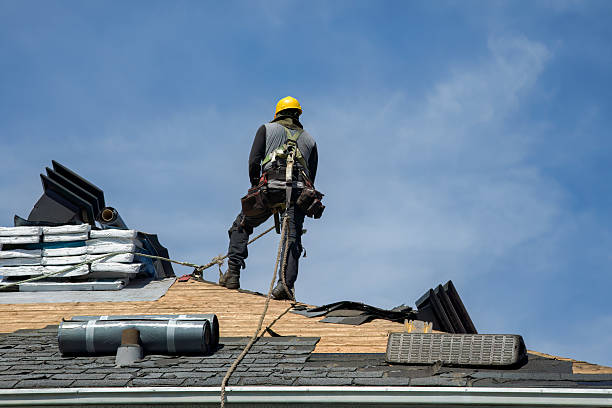 Professional Roof Replacement technician working in Benson, MD